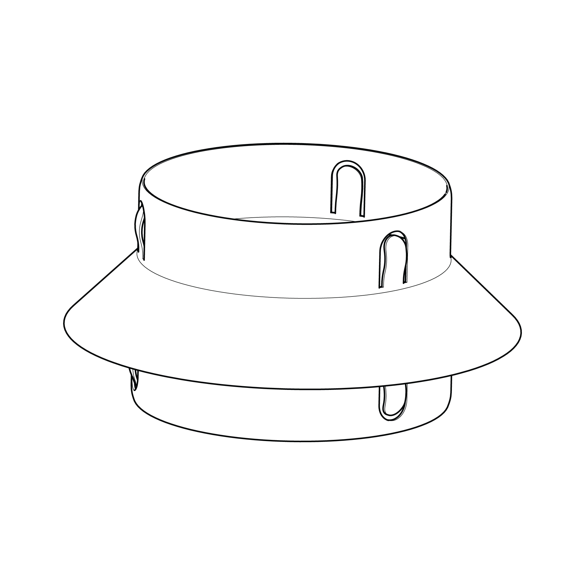 Dome Gen 2 Series Flue Lower Collar
